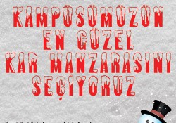 Kampüsümüzün En Güzel Kar Manzarasını Seçiyoruz